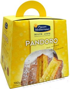 Pandoro mit Zitronencreme Füllung
