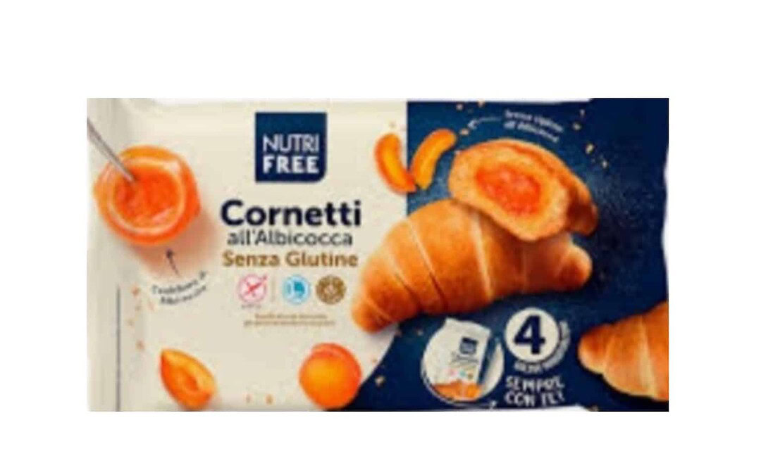 Nutrifree Cornetti Albicocca 4x60g