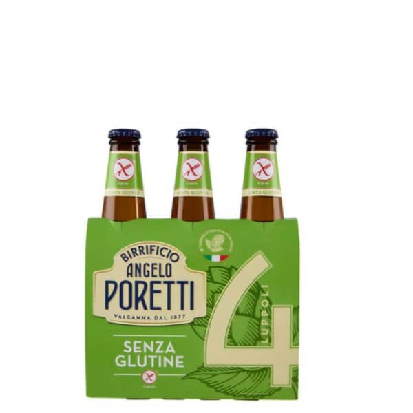 BIRRA PORETTI 4 LUPPOLI 3x33cl