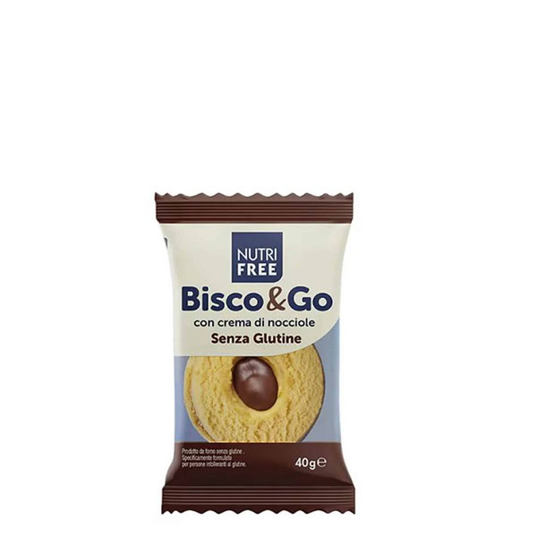 BISCO&GO mit Aprikosenfüllung, glutenfrei, 40g.