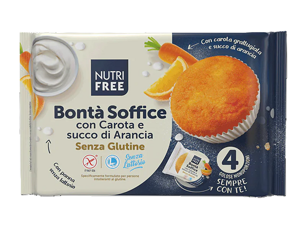 Glutenfreier Biskuit mit Karotte und Orangensaft, glutenfrei, laktosefrei, für Allergiker geeignet.