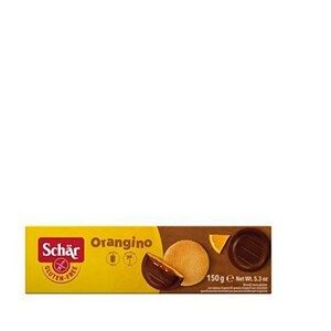 Glutenfreier Orangino-Keks von Schär, 150g, mit Schokolade und Orangen.